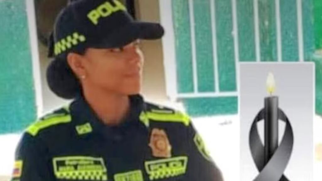 Foto de la patrullera que murió al caer de un quinto piso en Caribe Verde en Barranquilla.