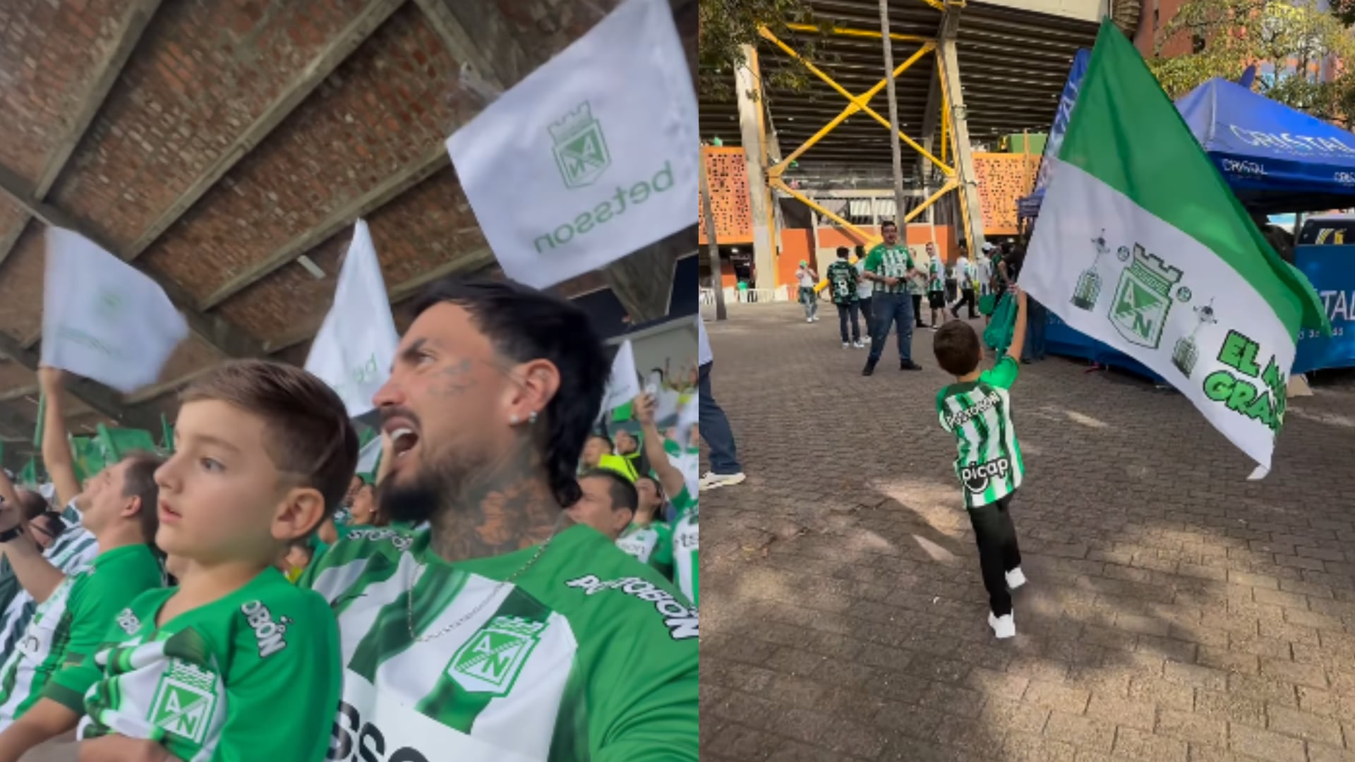 Melina Ramírez le reclamó a Mateo Carvajal, por llevar a su hijo a la final del Atlético Nacional