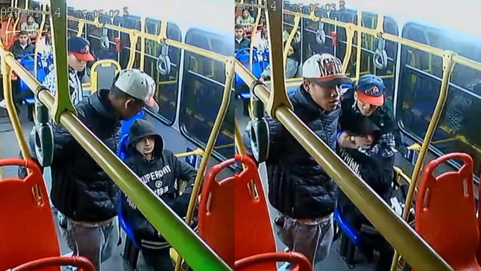 Futbolista fue violentamente atacado en SITP (Redes sociales)