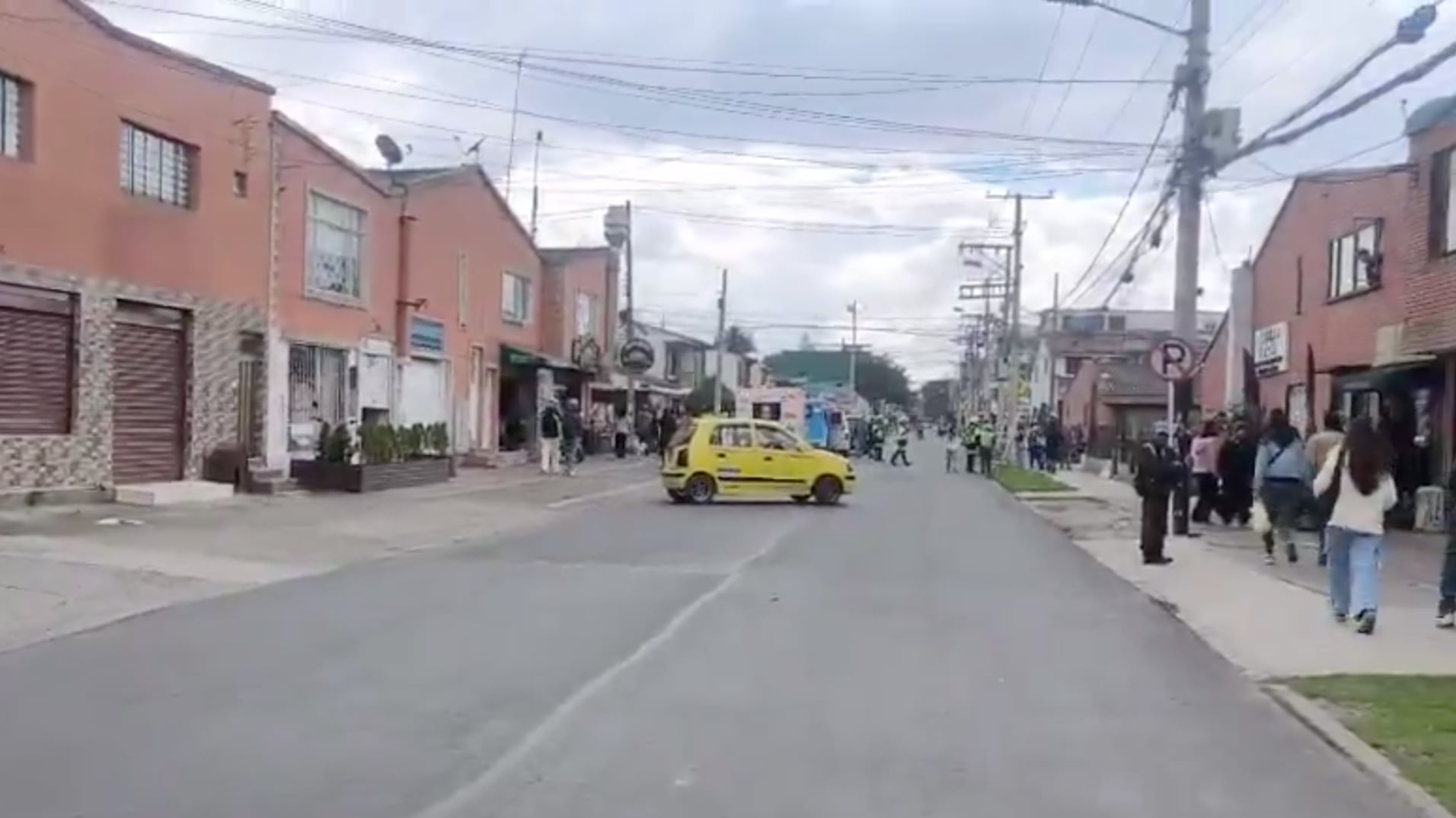 Accidente de moto en Bogotá