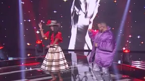 Nacho bailó en La Voz Kids