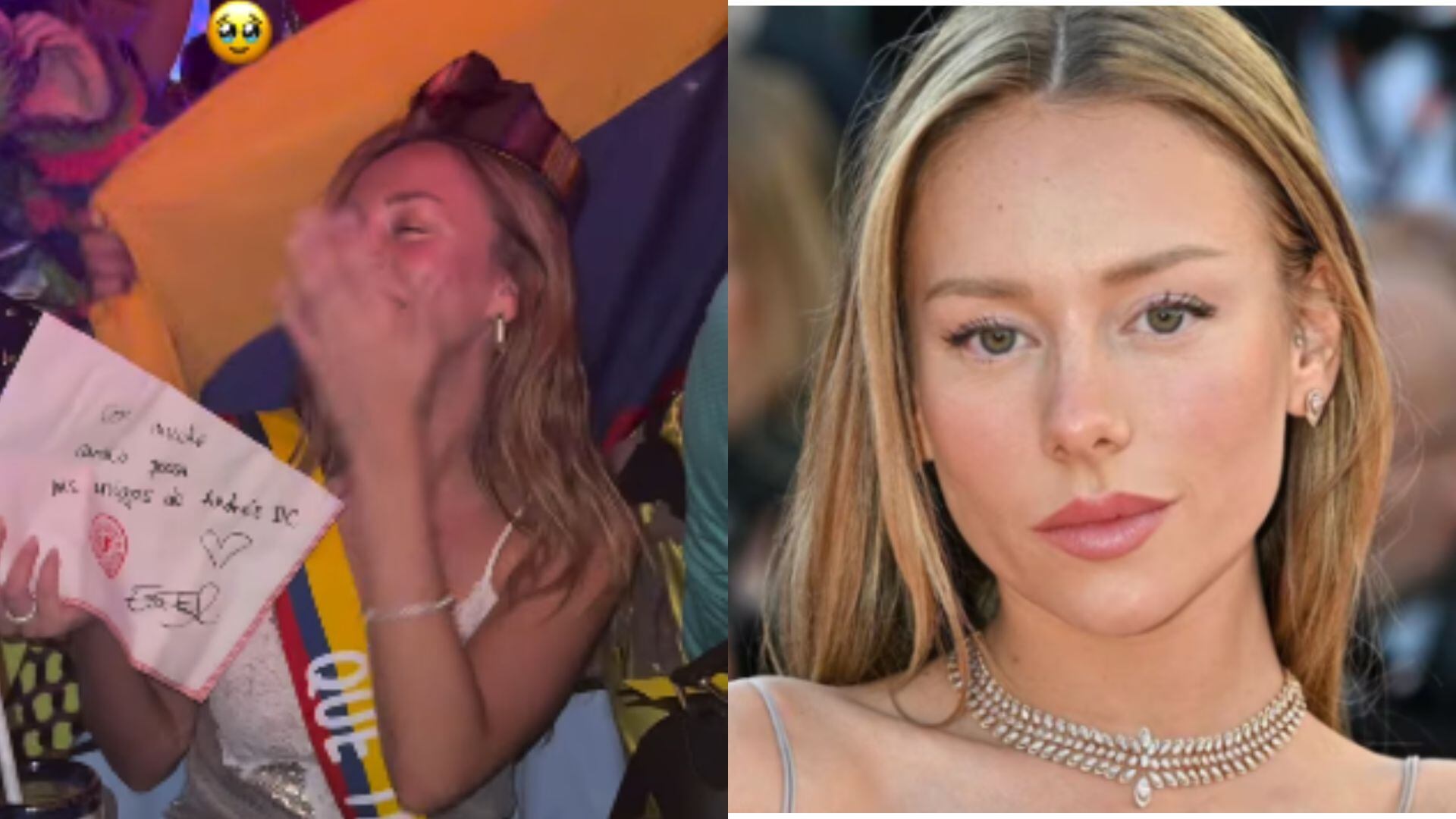 Ester Exposito, estuvo en Bogotá