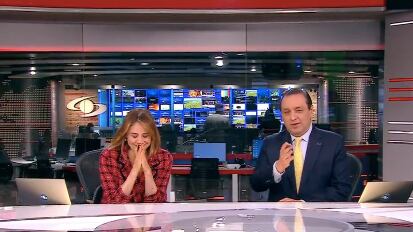 Los presentadores de emisión de noticias caracol se llenaron de lágrimas al informar que menores en el Guaviare aparecieron con vida.