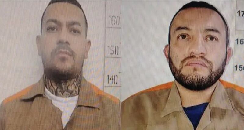 Fotos alias 'El Costeño' y 'El Viejo' implicados en el magnicidio de Miguel Uribe.