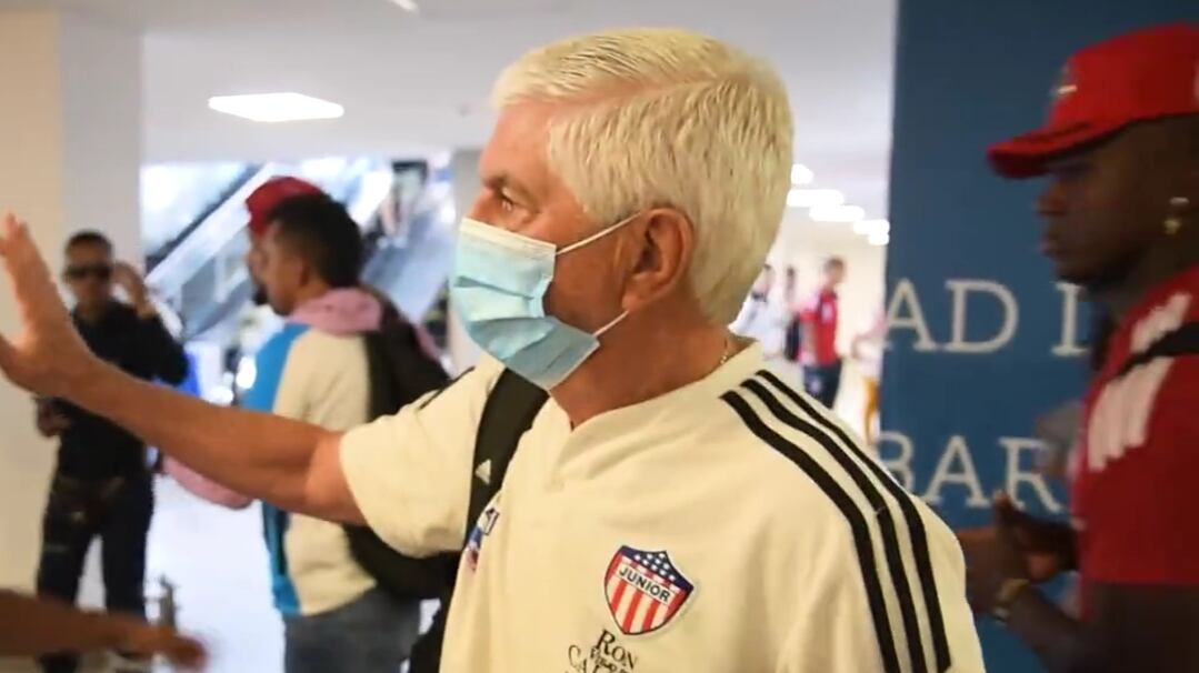 Julio Comesaña en su regreso a Barranquilla