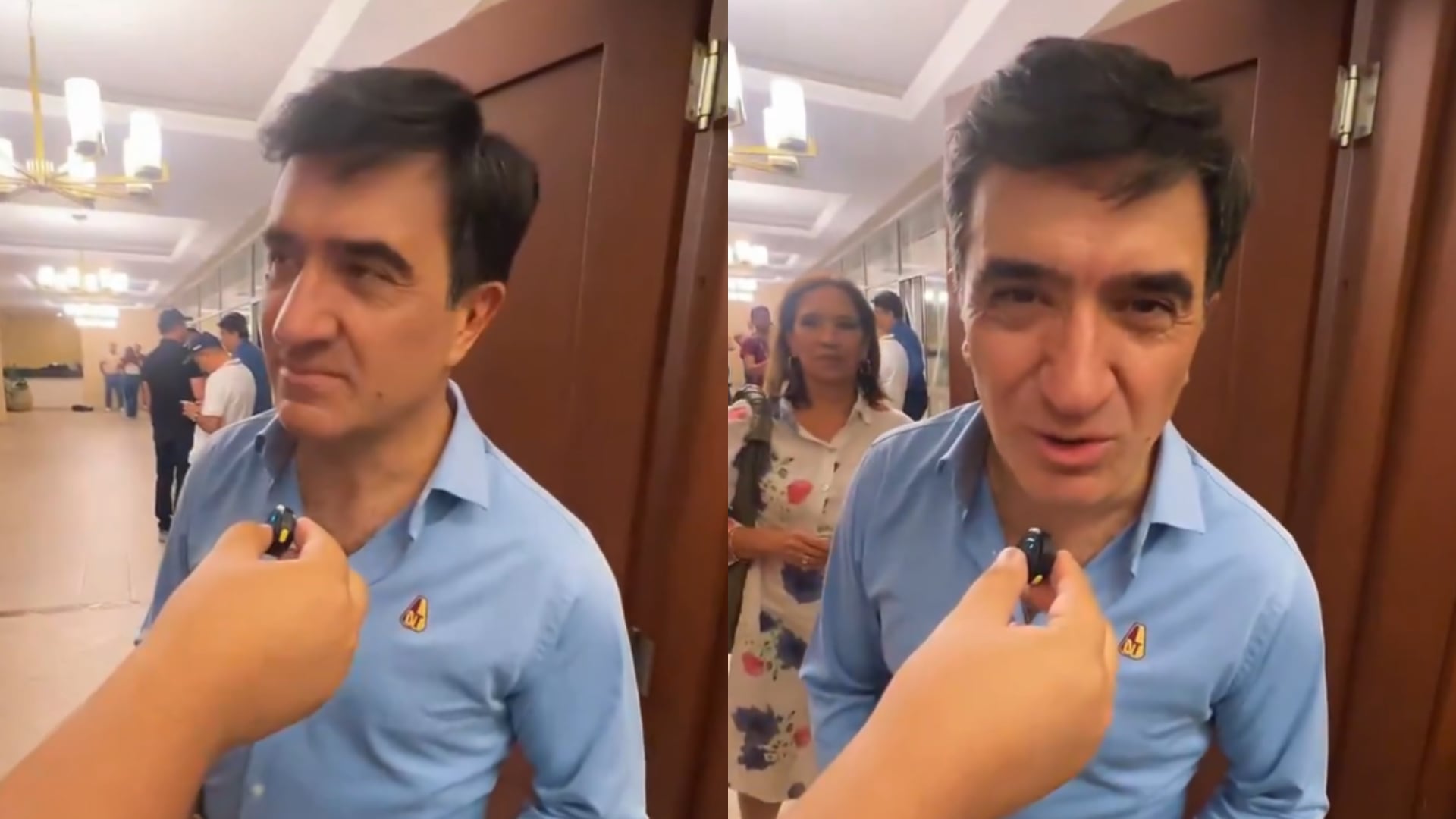 César Camargo - Fotos: Capturas de pantalla del video publicado por el periodista Iván Lozano el 15 de diciembre del 2025