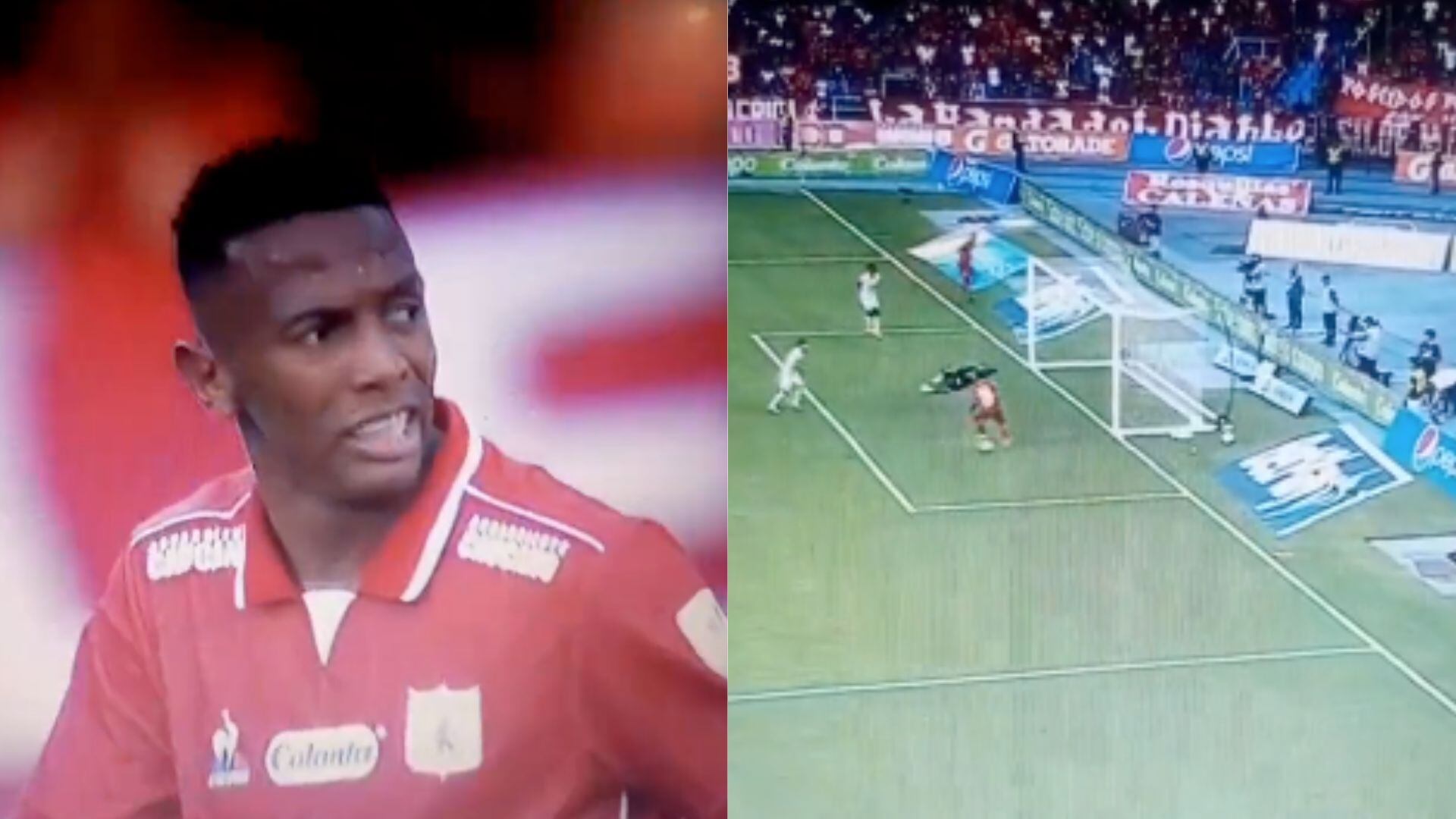 Esneyder Mena protagonizó uno de los bloopers de la jornada con el América.