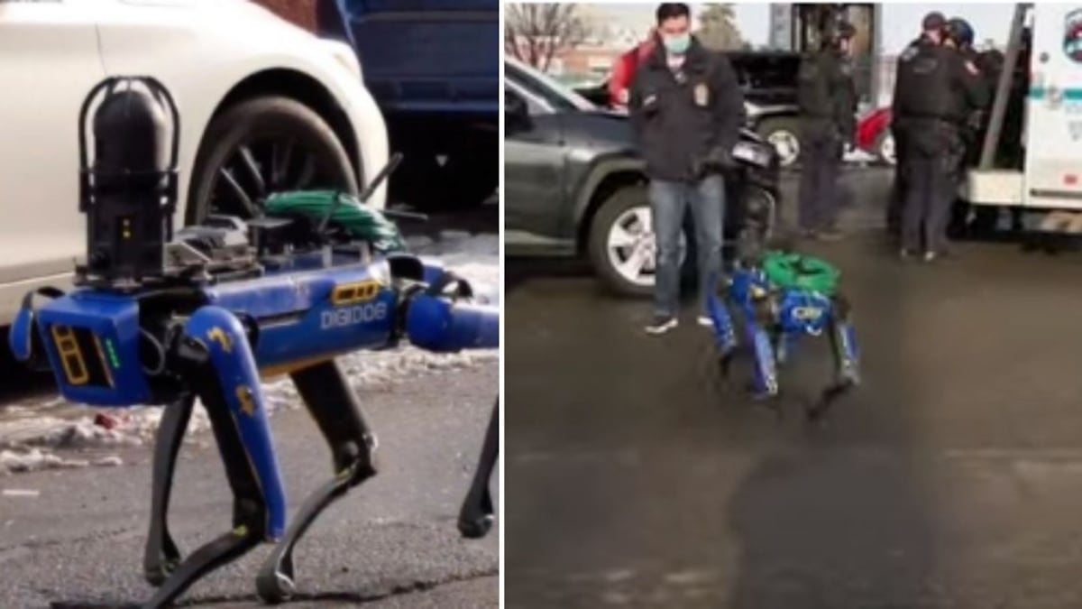 Prueban un perro robótico para vigilancia y ayuda a la Policía