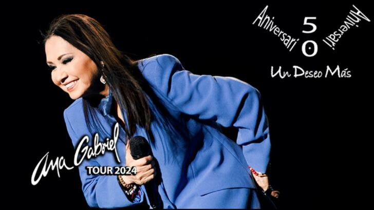 Ana Gabriel llega a la capital del país en agosto: Conozca precios y localidades