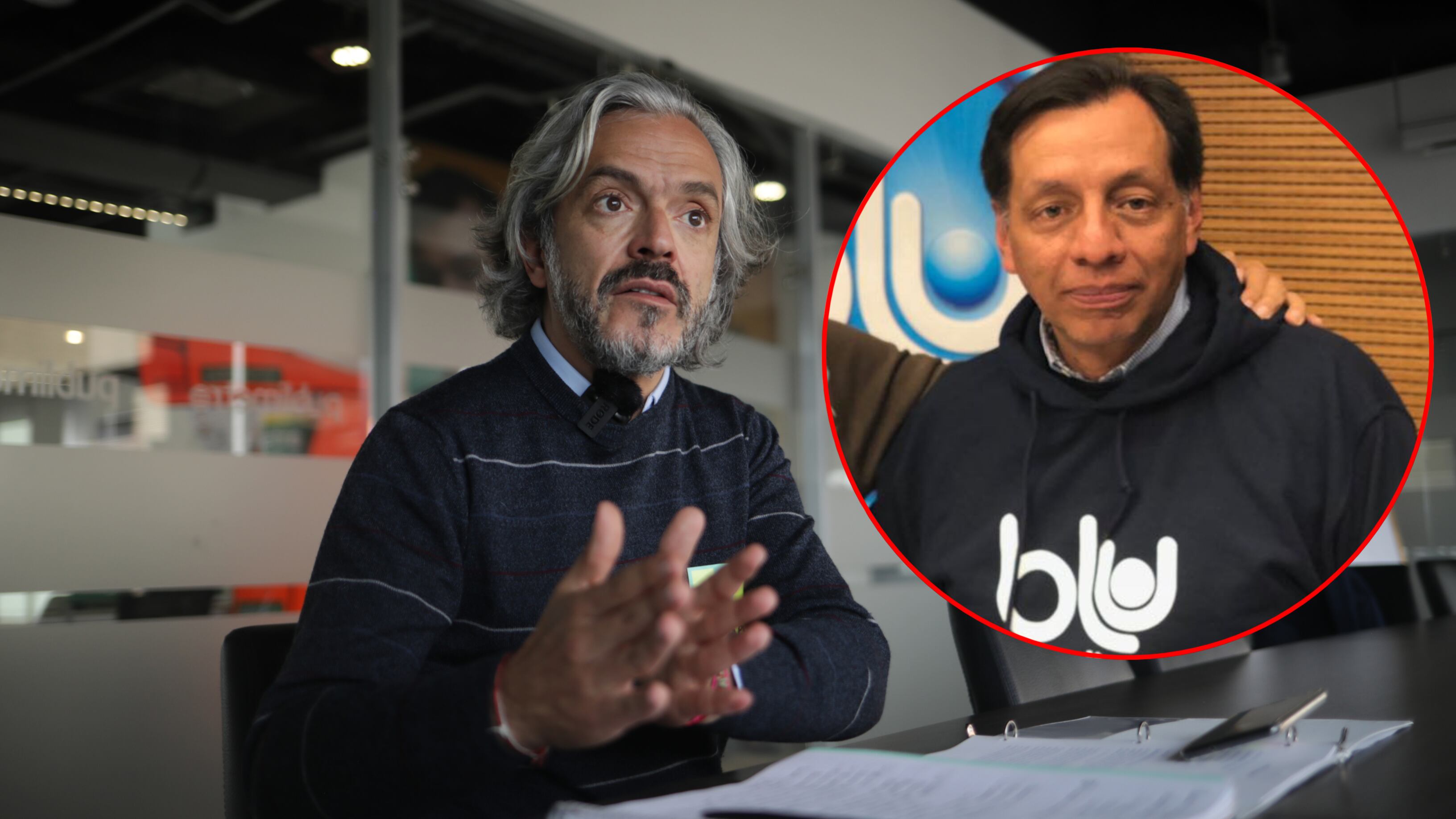 Juan Daniel Oviedo y Héctor Riveros de Blu Radio