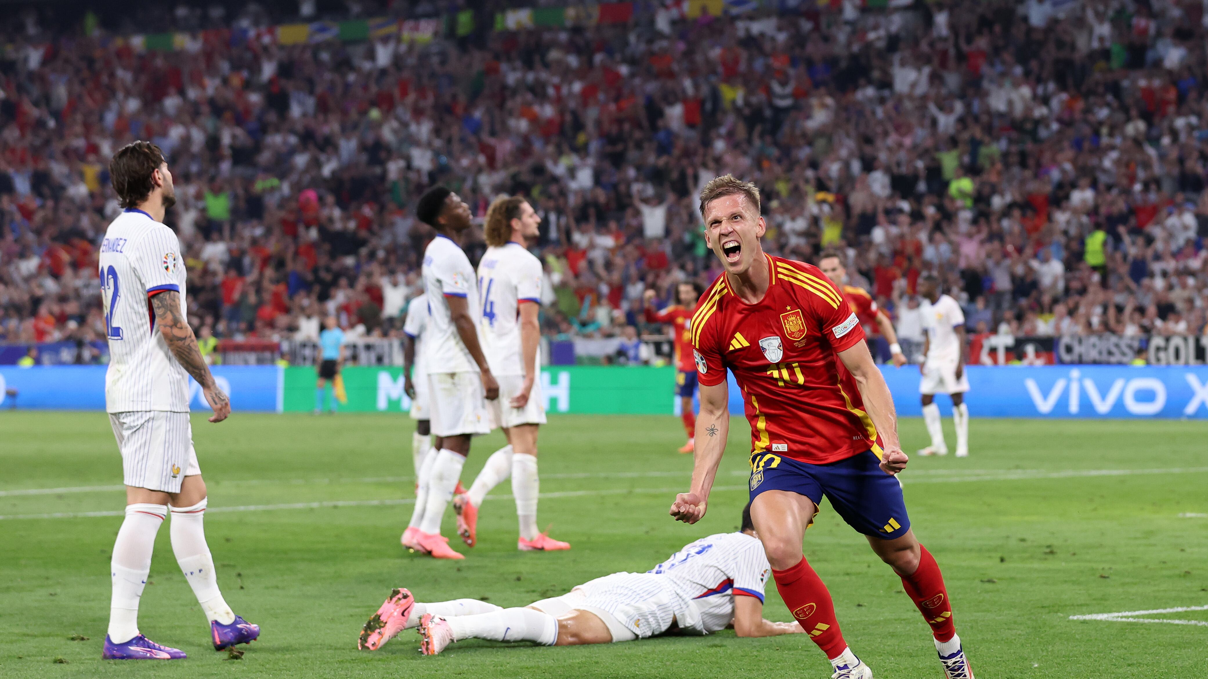 España clasificó a la final de la Eurocopa tras eliminar a Francia