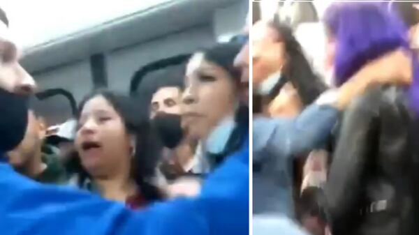 Varias mujeres se agredieron físicamente en el Metro de Medellín