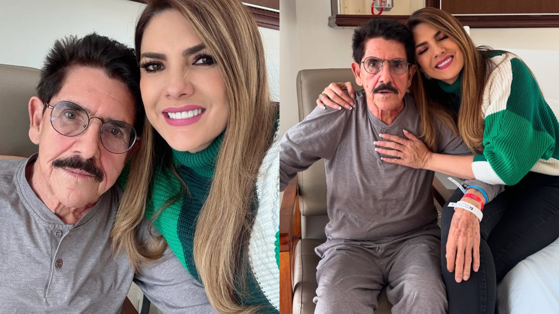 Ana Karina Soto y su padre Gustavo Soto
