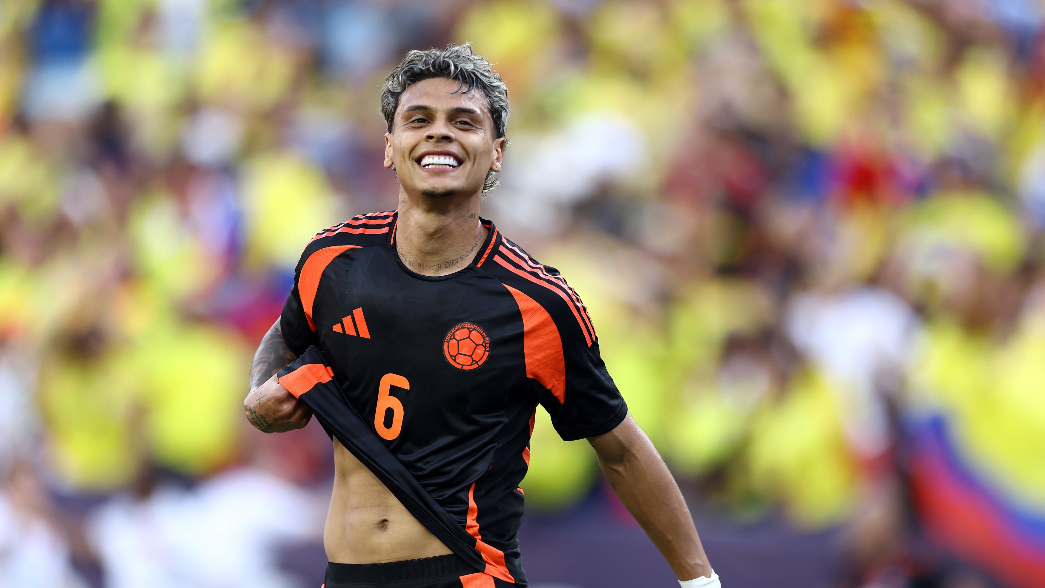 Richard Ríos con la Selección Colombia