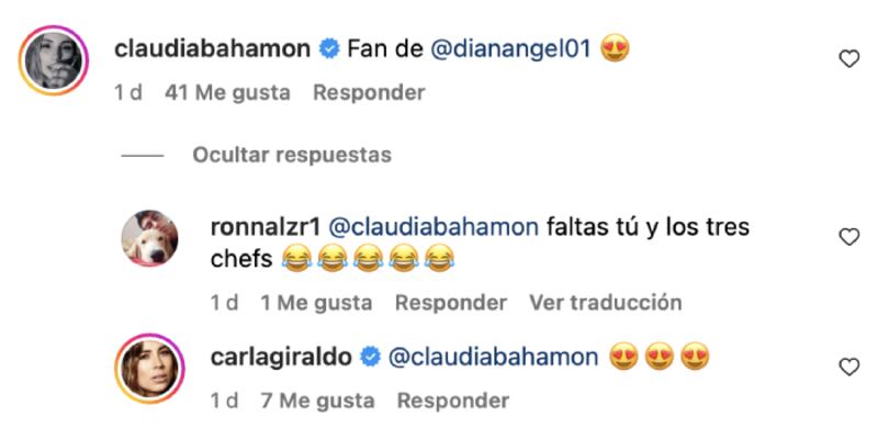 Claudia Bahamón ya tiene su favorito en 'La casa de los famosos'