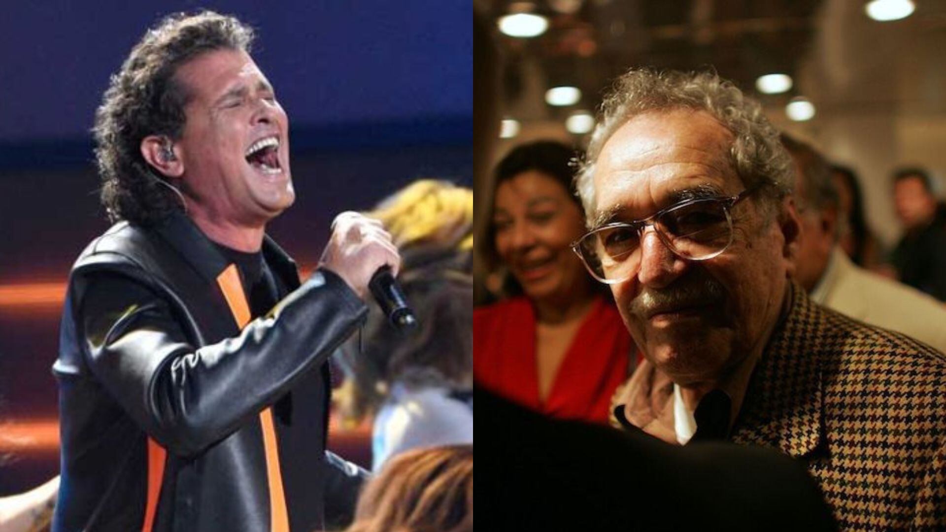 Carlos Vives y García Márquez son dos ídolos de Colombia.