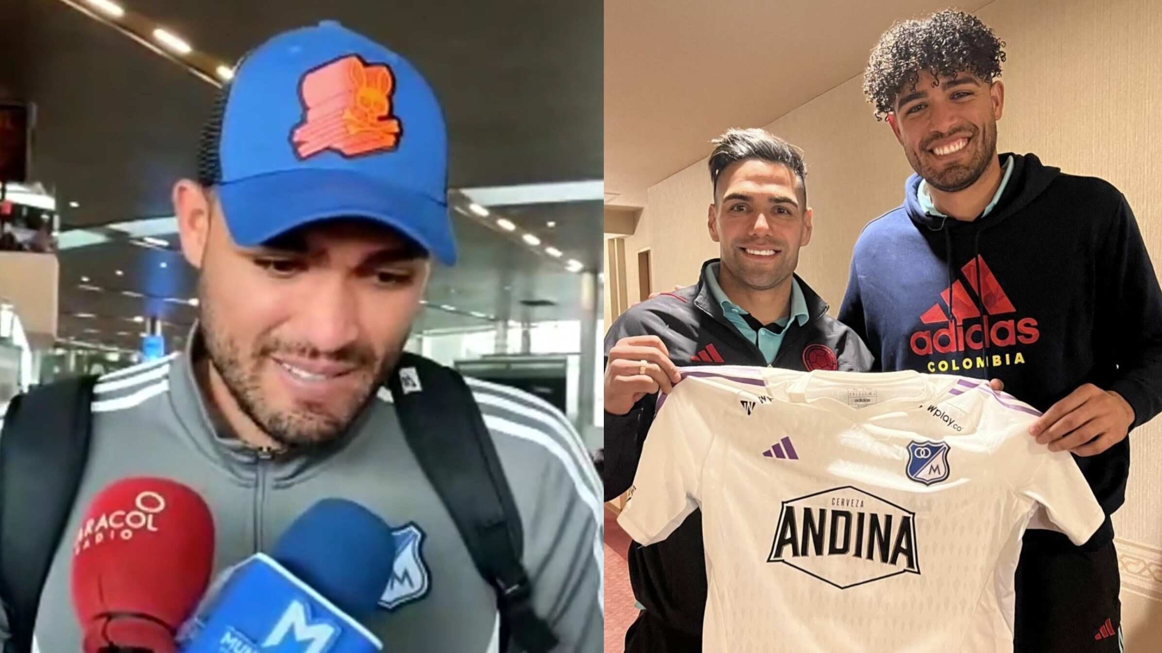 Álvaro Montero y su foto con Radamel Falcao