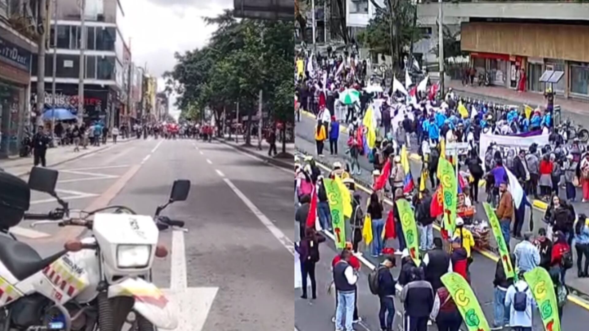 Movilidad Bogotá tras las manifestaciones del 28 de mayo.