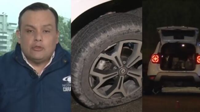 El periodista Edward Porras, el ‘Ojo de la noche’ en Noticias Caracol.