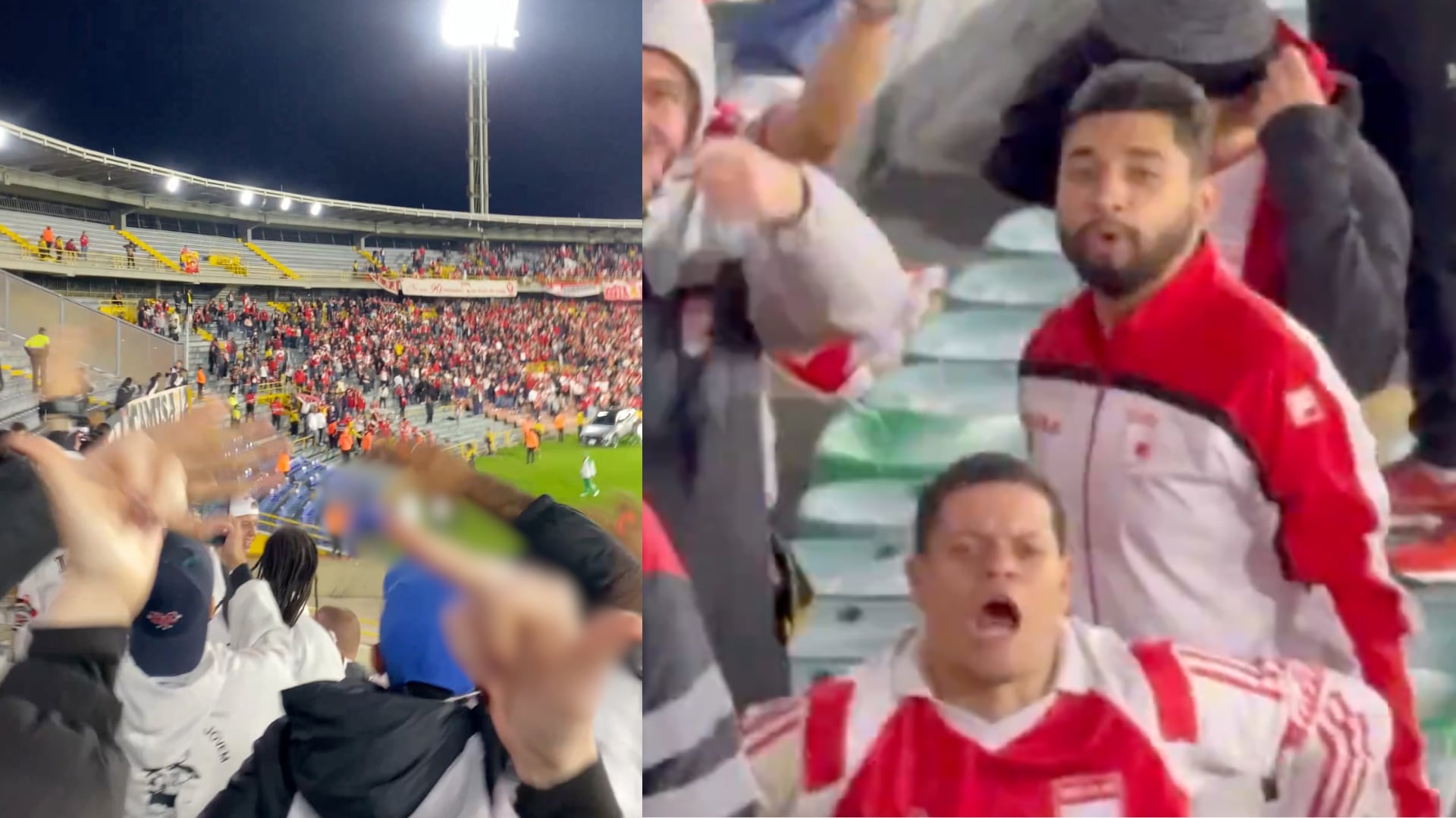 Hinchas de Corinthians respondieron a actos racistas de fans de Santa Fe