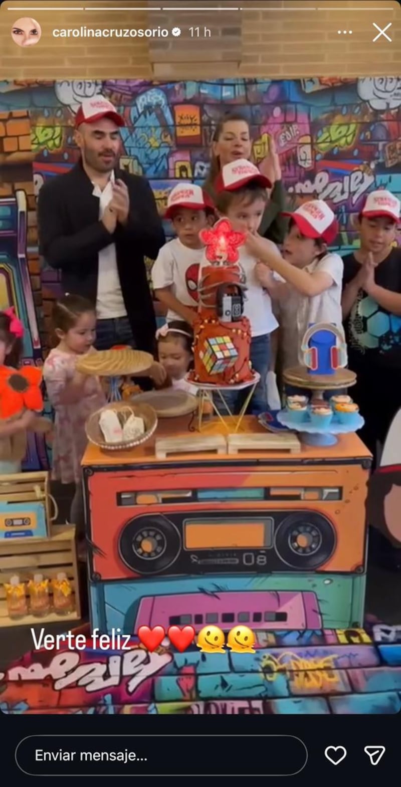 Carolina Cruz y Lincoln Palomeque juntos