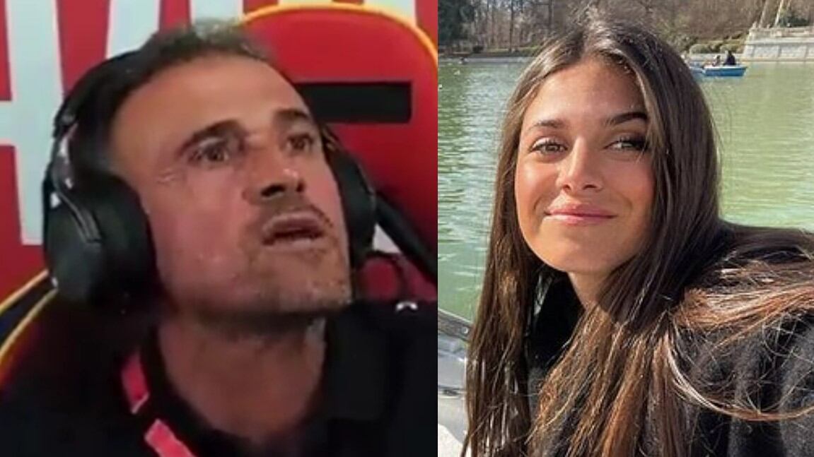 Luis Enrique y Sira Martínez, su hija