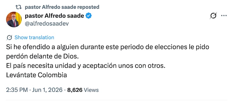 Alfredo Saade, exjefe de gabinete y actual embajador en Brasil.