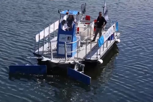 (Video) Un catamarán francés limpiará la contaminación de ríos asiáticos