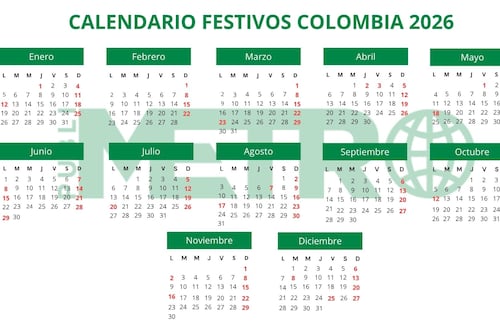 Adiós a uno de los puentes más queridos de los trabajadores: colombianos perderán un festivo en 2026