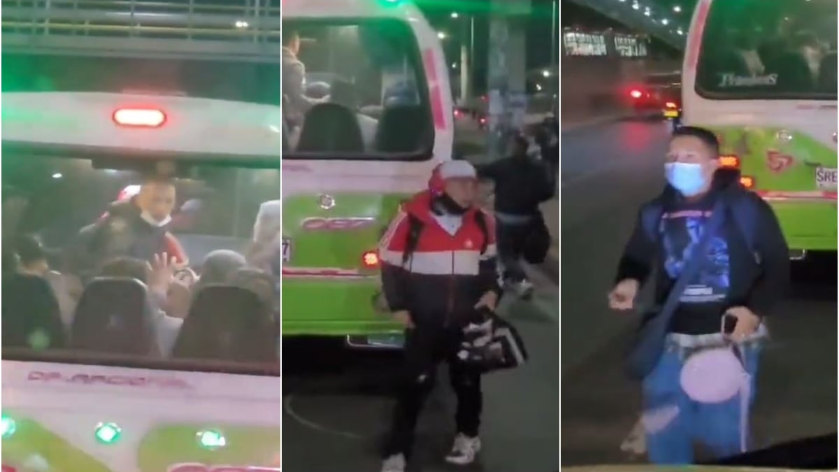 Ladrones quedaron en video cuando atracaron a los pasajeros de un bus