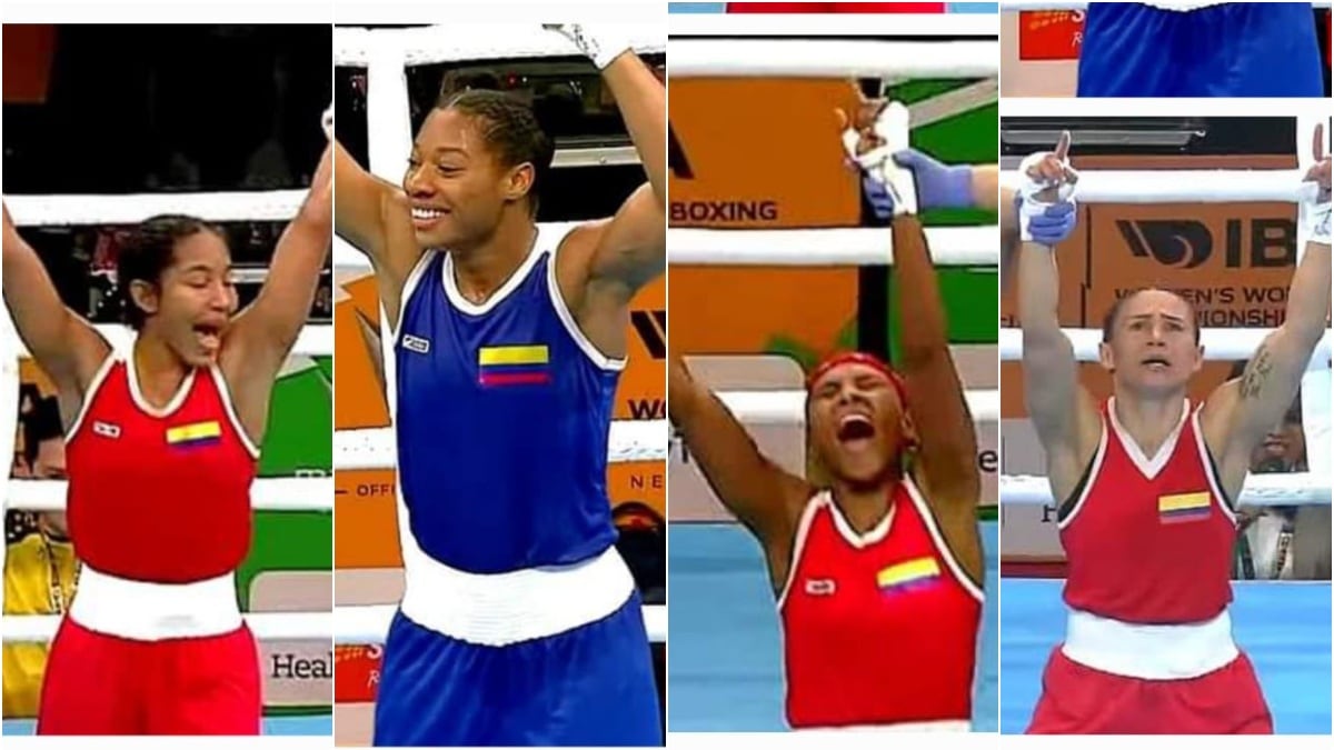 Cuatro colombianas avanzaron a las semifinales del Mundial de Boxeo