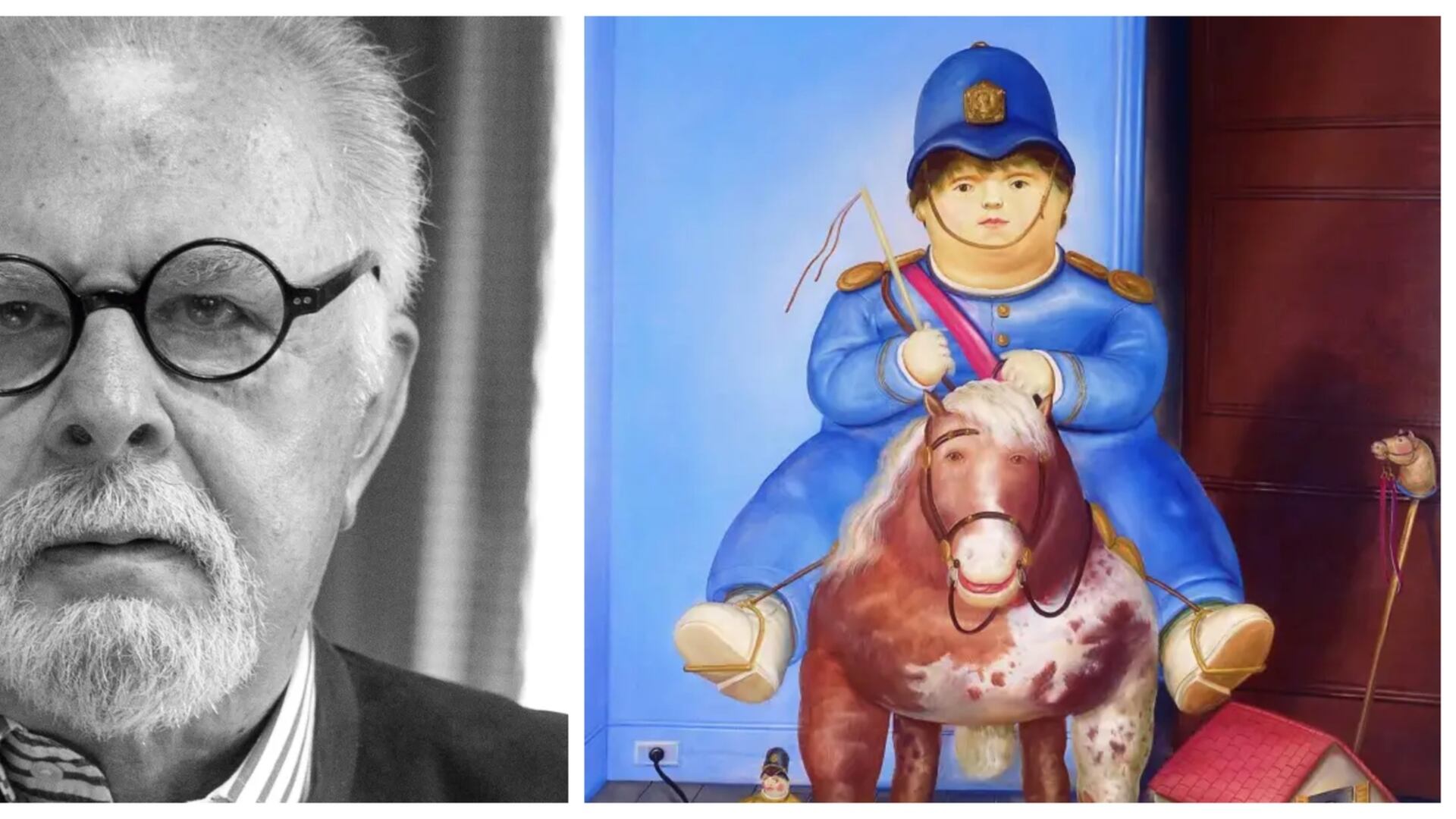 La mejor obra de Fernando Botero (Getty Images y 'Pedrito a Caballo' de Fernando Botero')