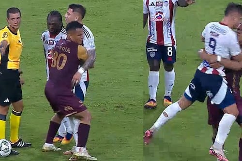 Guillermo Paiva se hizo echar y Rovira quiso tener la cortesía de sacarlo del campo alzado