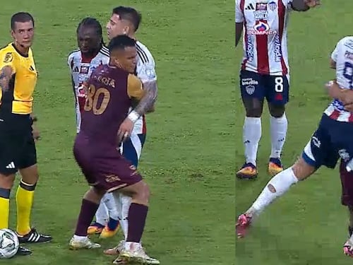 Guillermo Paiva se hizo echar y Rovira quiso tener la cortesía de sacarlo del campo alzado