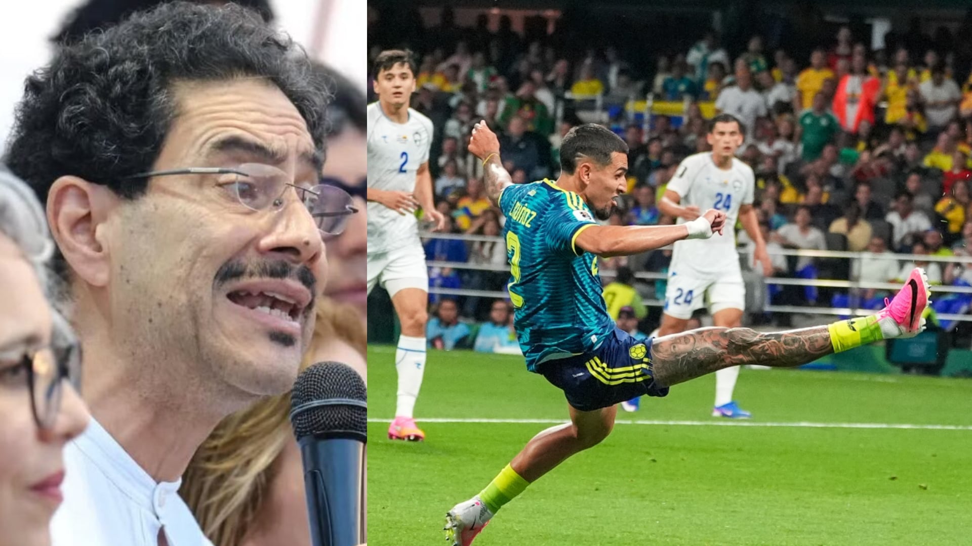 Críticas a Iván Cepeda por celebrar el gol de la Selección Colombia