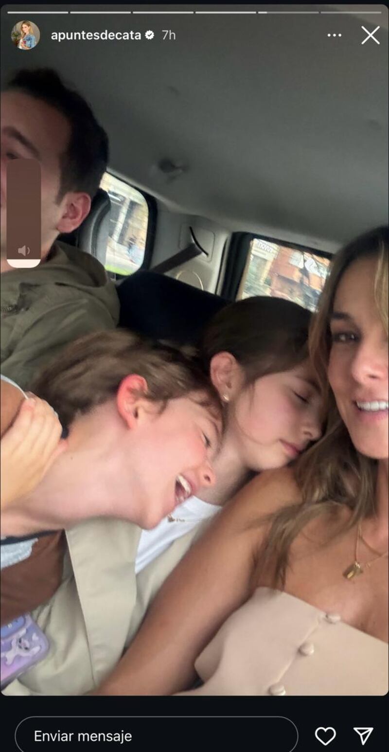 Catalina Gómez celebró el cumpleaños de su esposo