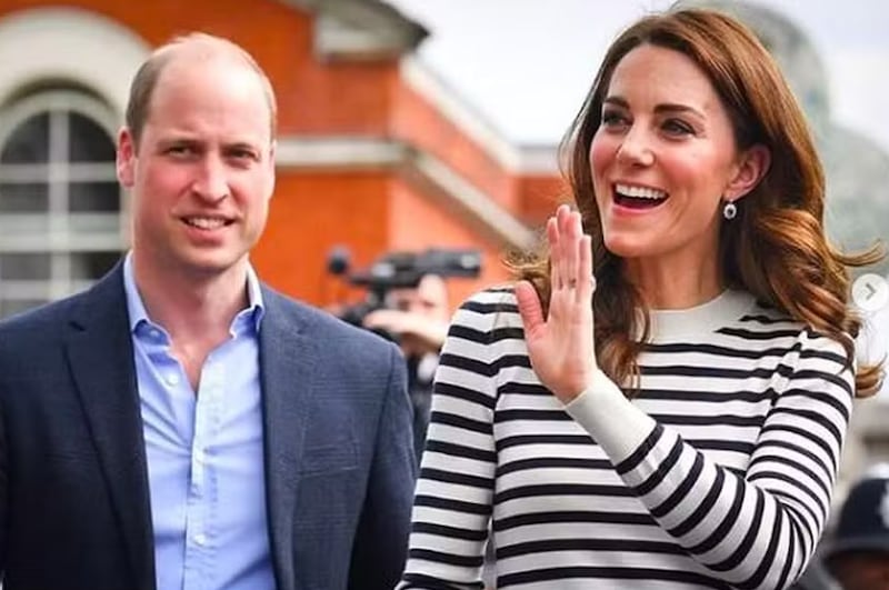 A Princesa Kate Middleton e o marido, Príncipe William — Foto: Reprodução | Instagram