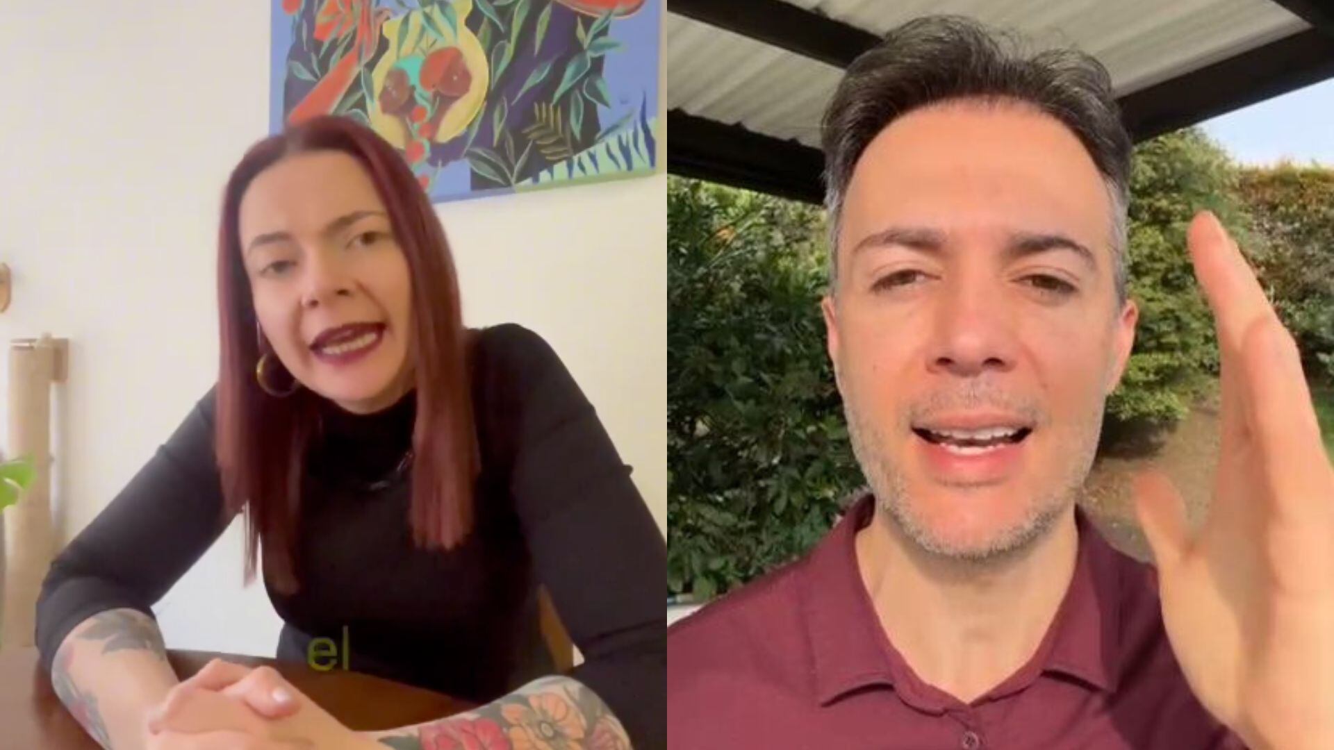 La concejala Heidy Sánchez-Barreto y el exalcalde de Medellín Daniel Quintero