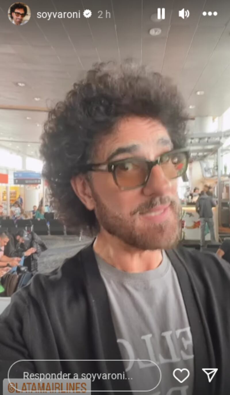 Miguel Varoni desde sus redes sociales