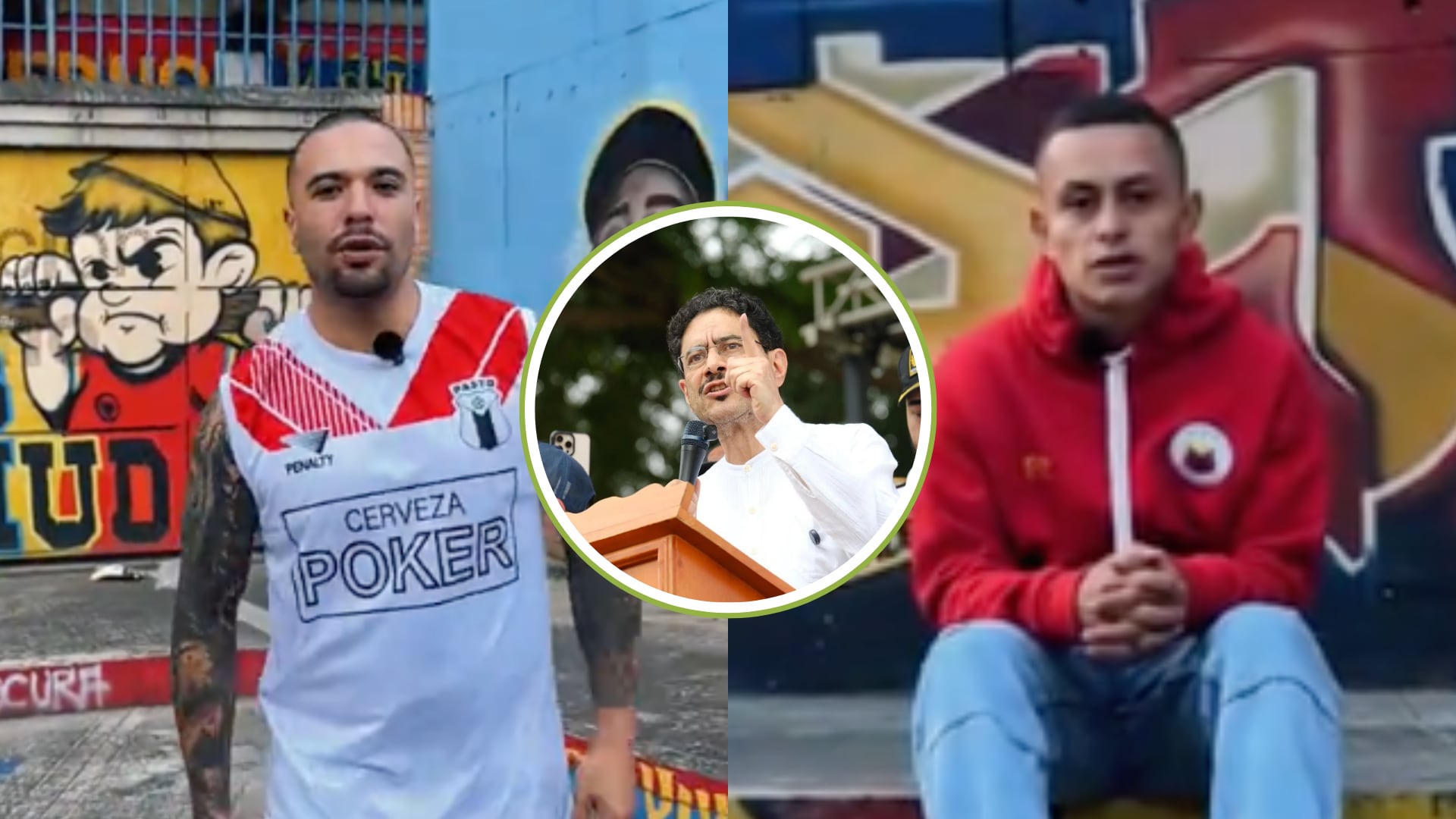 “No somos solo fútbol”: barra del Deportivo Pasto tomó posición política y apoyó a Iván Cepeda