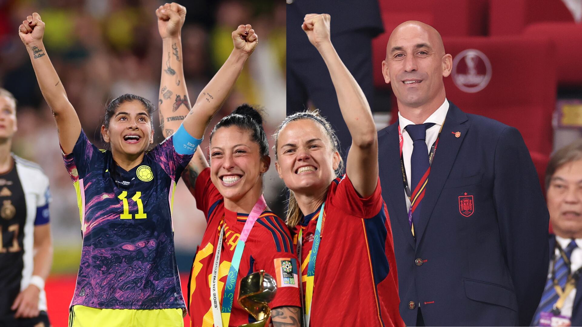 Jenni Hermoso y 'Cata' Usme