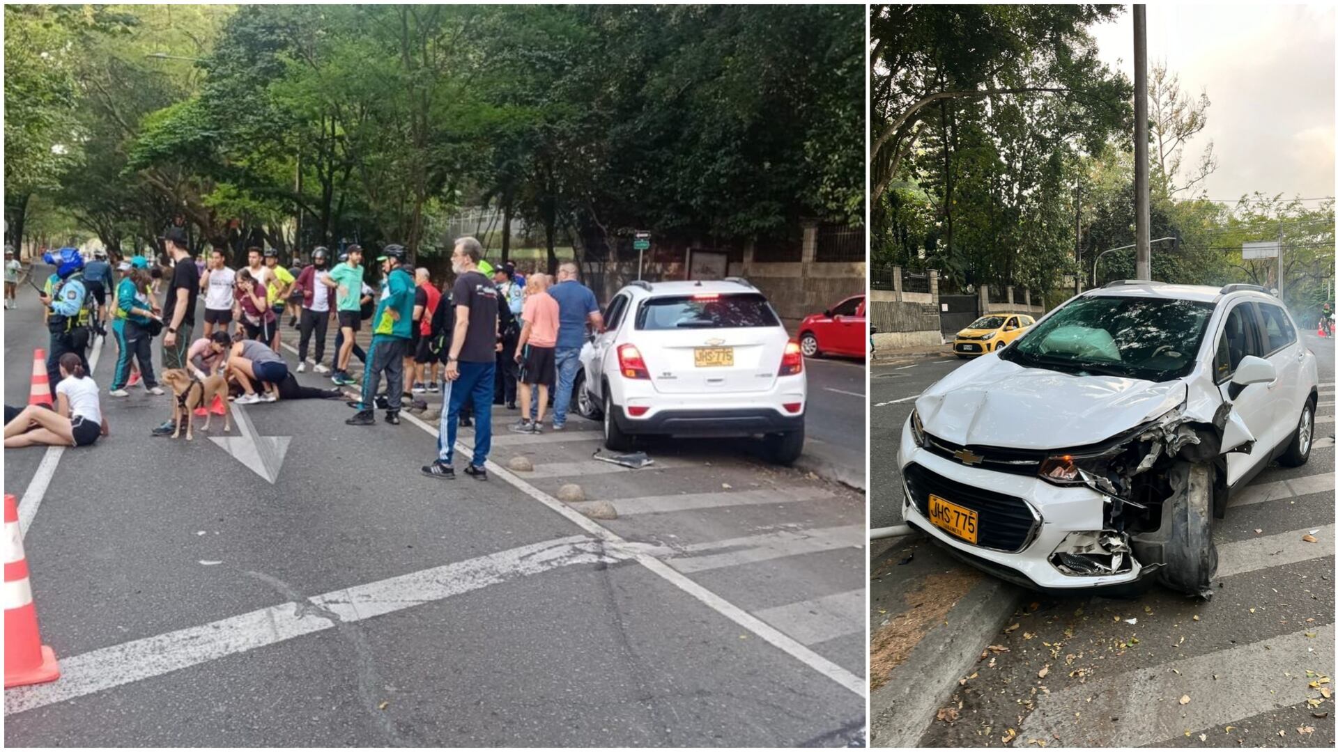 Conductor borracho atropelló a dos peatones en Medellín, una de las víctimas falleció tras el impacto (Redes sociales)