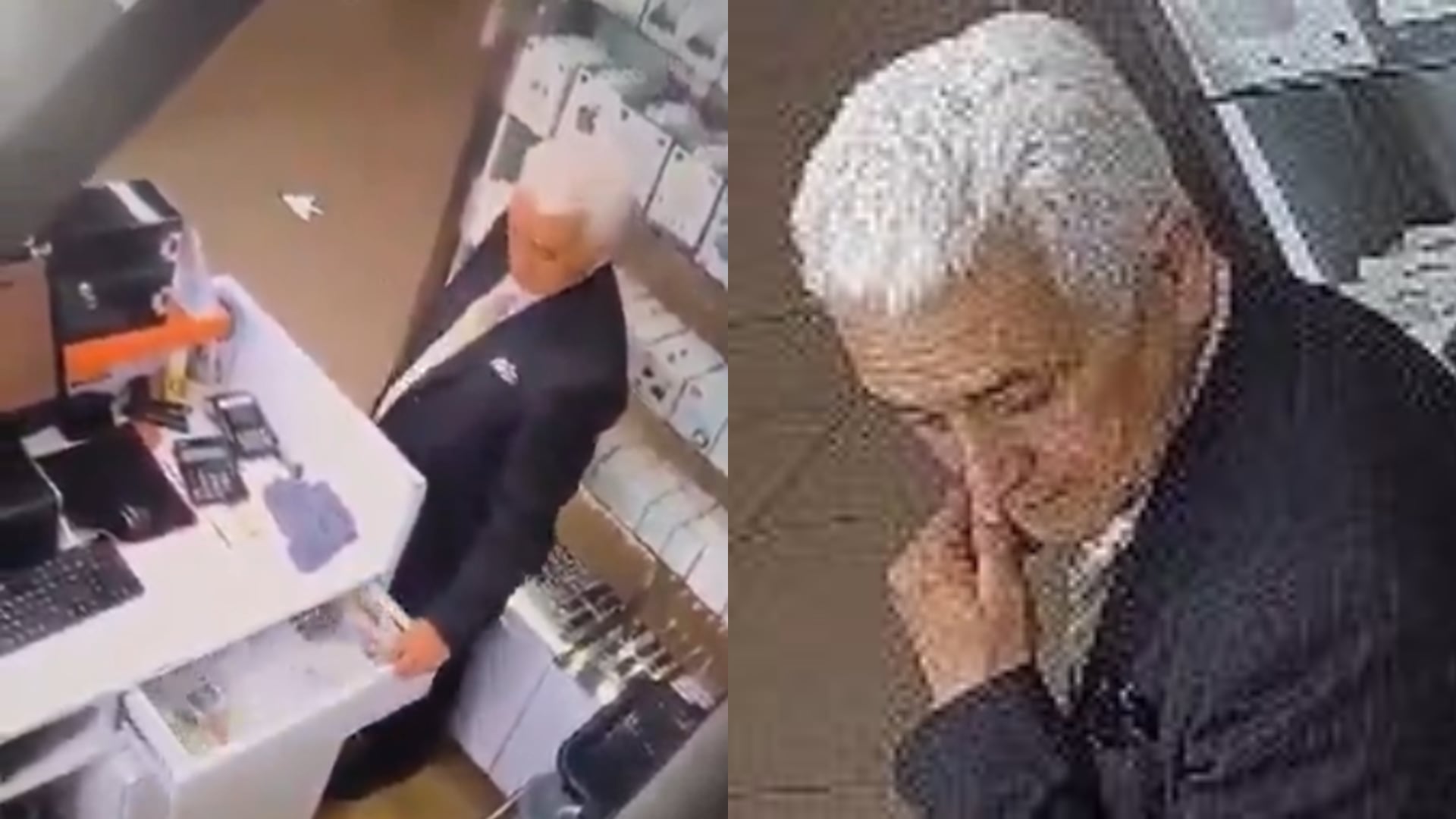 Hombre captado robando dinero en El Dorado.