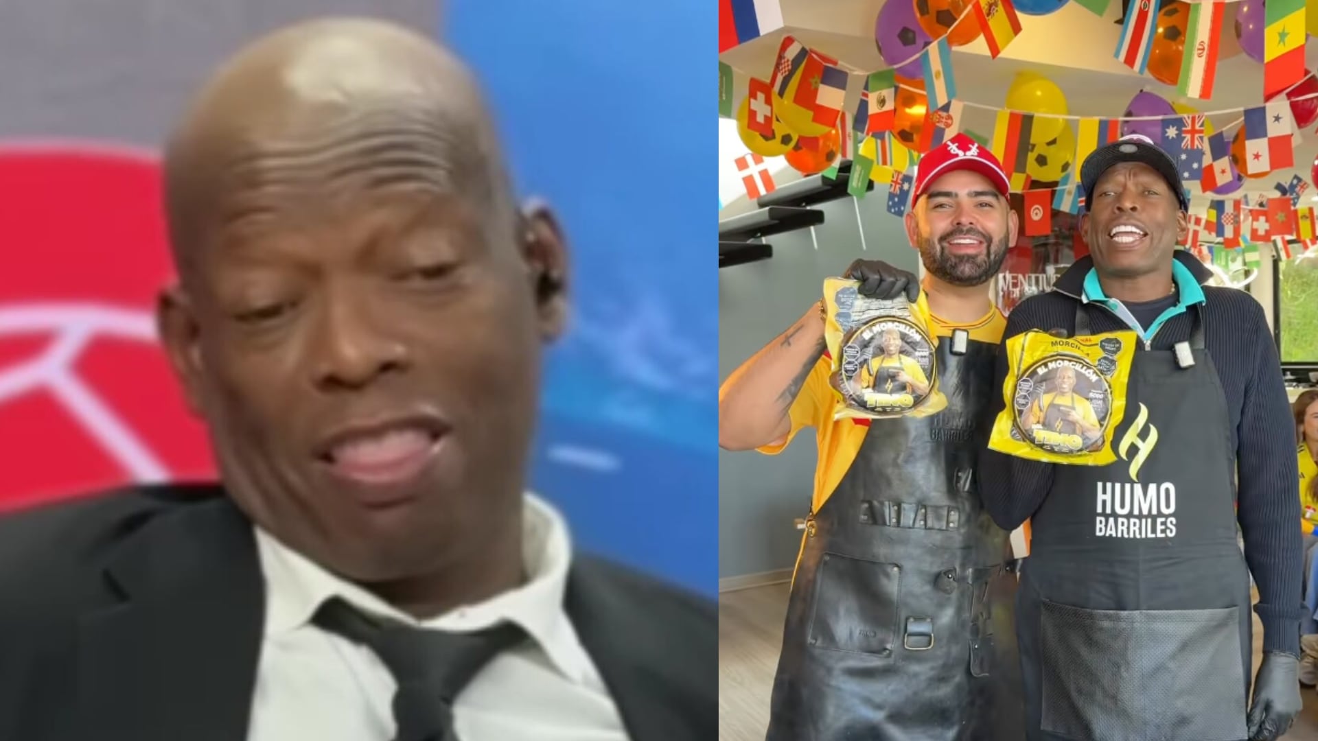 El Tino Asprilla lanzó su propia marca de morcillas con humo barriles