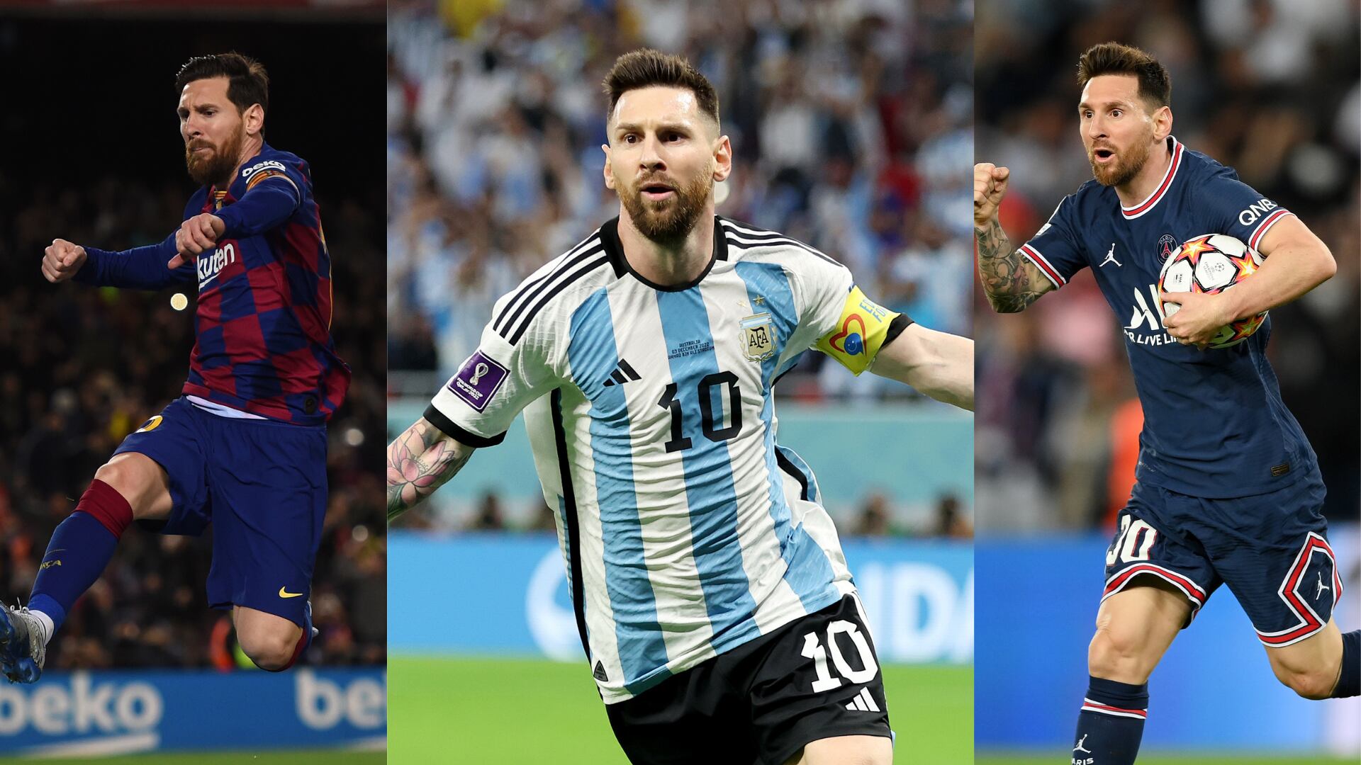 Lionel Messi llegó a su partido 1.000