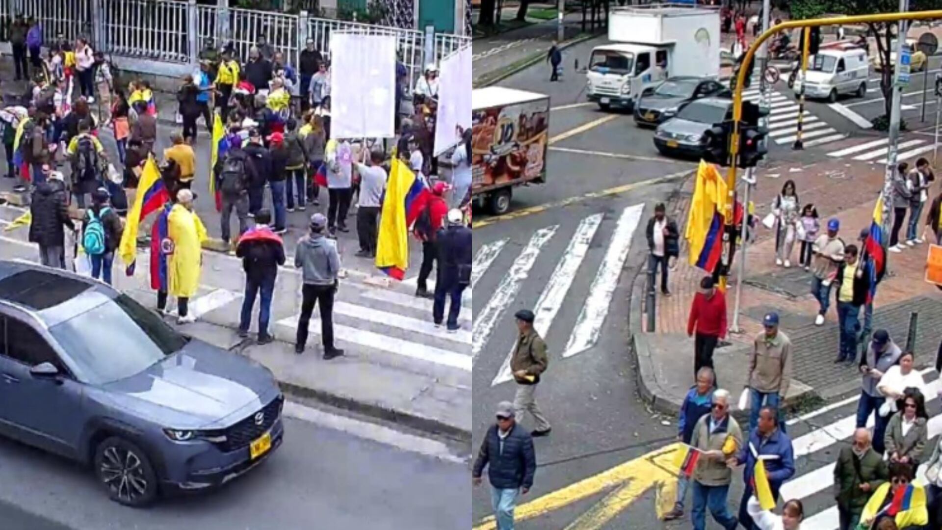 Manifestaciones en Bogotá sábado 23 de noviembre.