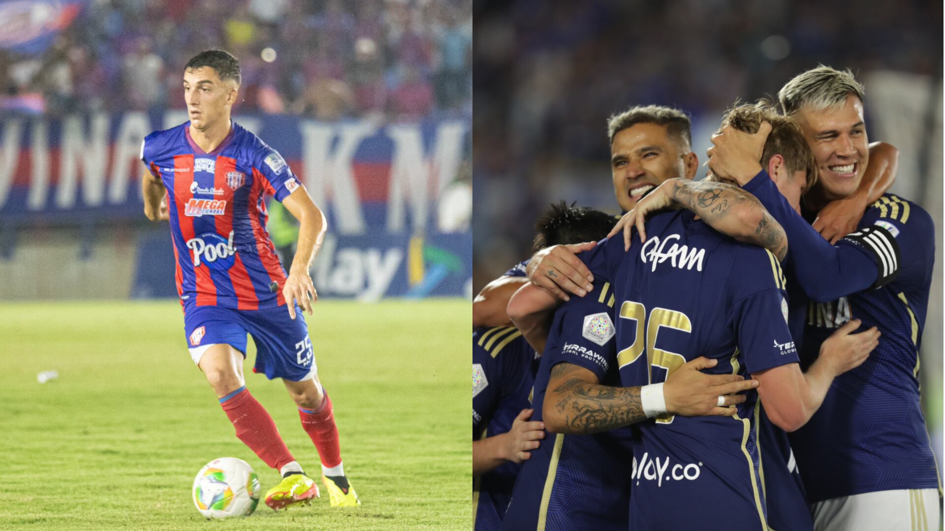 Unión Magdalena y millonarios - Fotos: Redes sociales de los equipos