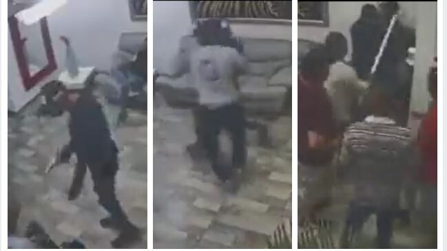 Video de ladrón que fue golpeado por huéspedes en Cartagena.