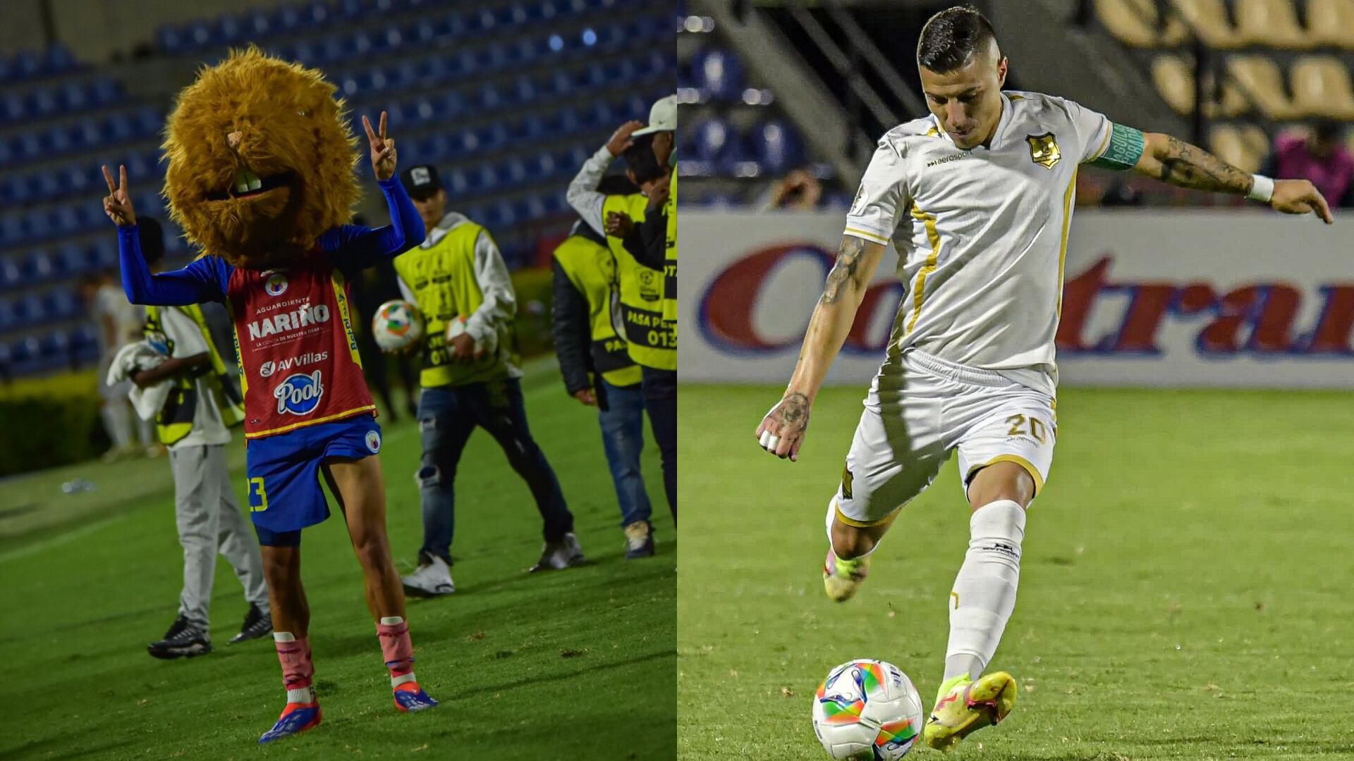 Pasto y Águilas Doradas - Fotos: Redes sociales de los equipos