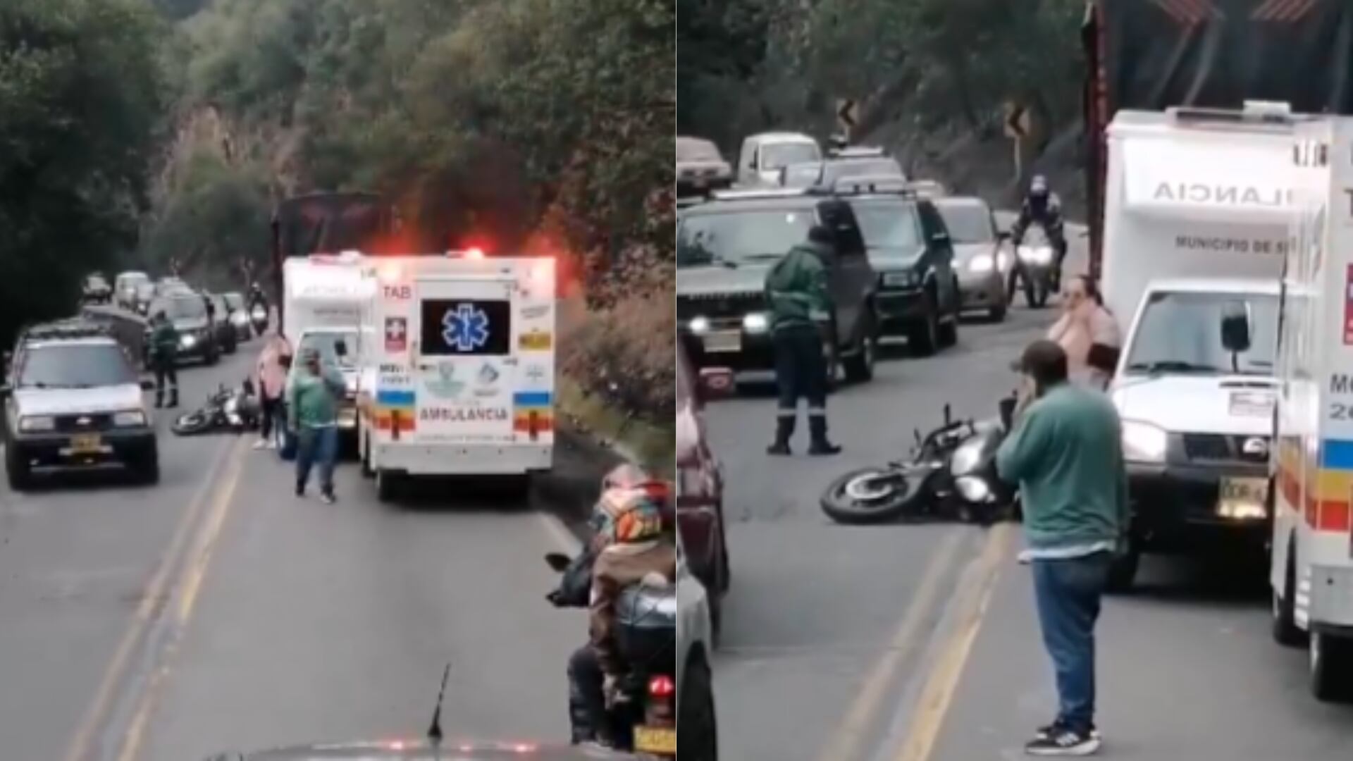 Atención | Grave accidente en la vía Zipaquirá – Ubaté habría dejado dos personas fallecidas